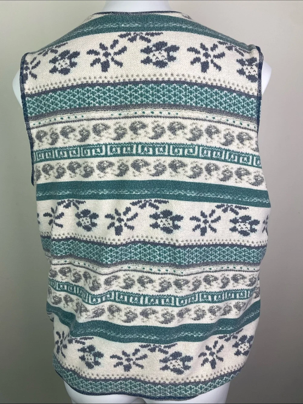 Vintage Arizona Jean Co Reversible Vest Button Front - Picture 7 of 16